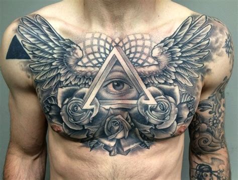 tatuajes grandes en el pecho|95 Ideas de tatuajes para el pecho